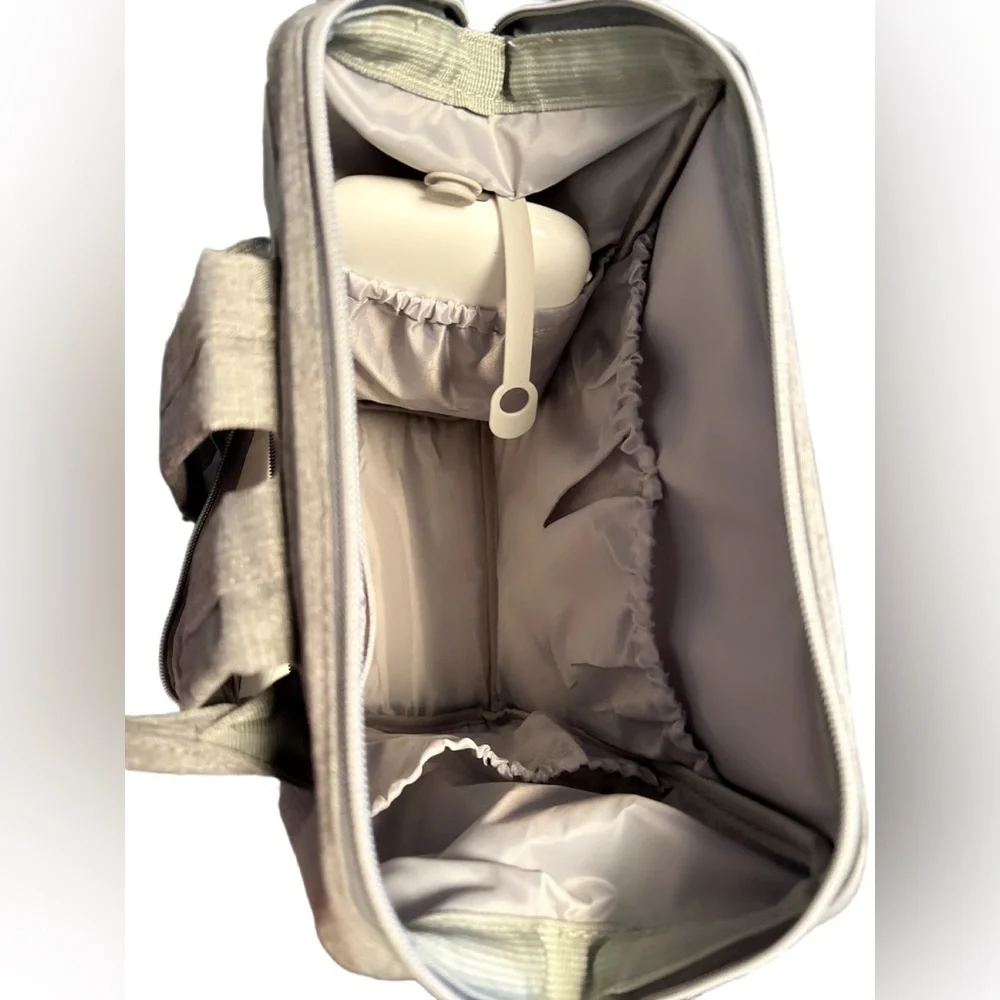 KiddyCare Structured Diaper Backpack Black & Gray |Excellent Used Condition EUC